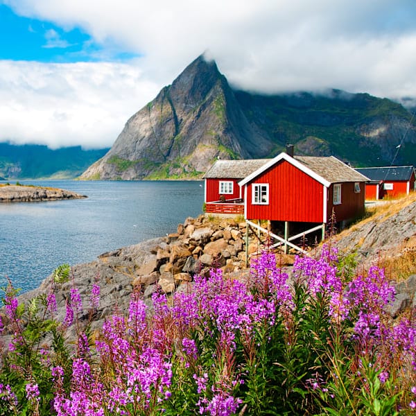 Abenteuerwelt Lofoten: Roadtrip zu roten Stelzenhäuschen
