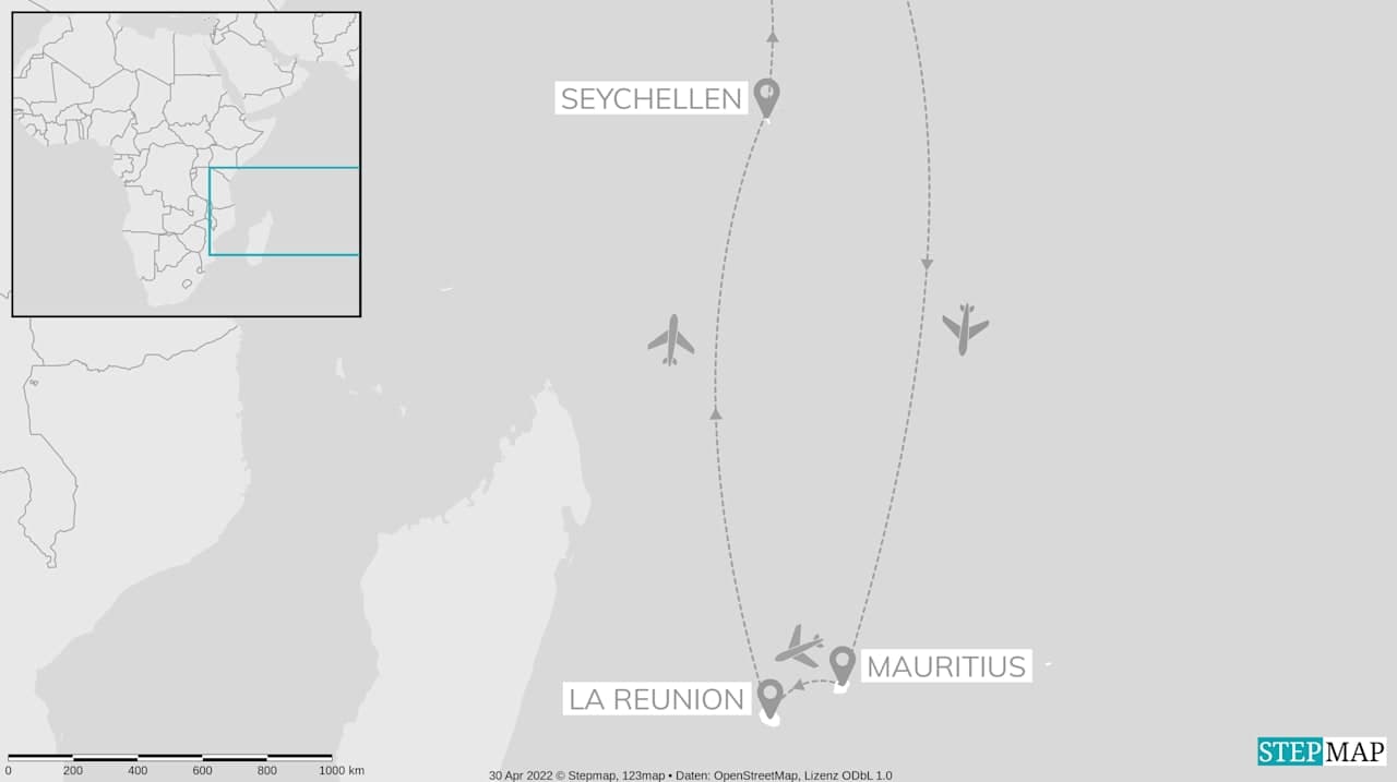 Inselhopping Abenteuer: Mauritius, La Réunion & Seychellen