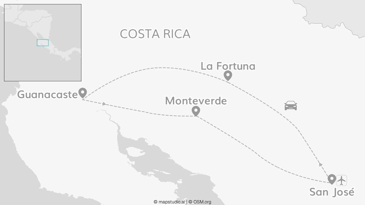 Costa Rica Roadtrip: Von San José bis Monteverde